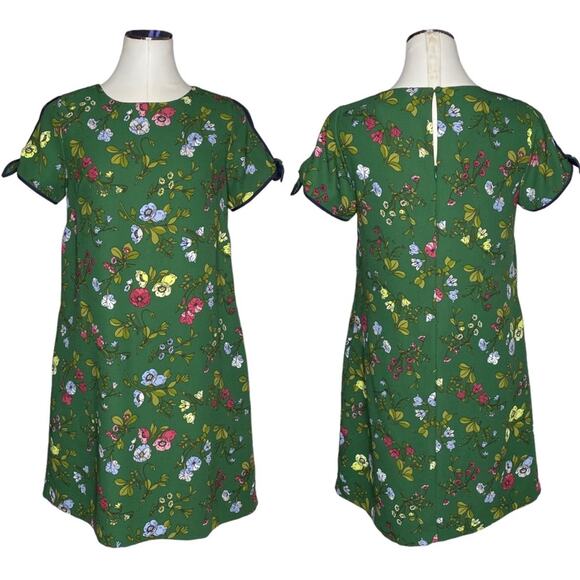 Ann Taylor Floral Tie Sleeve Shift Dress size 8 - Picture 10 of 10